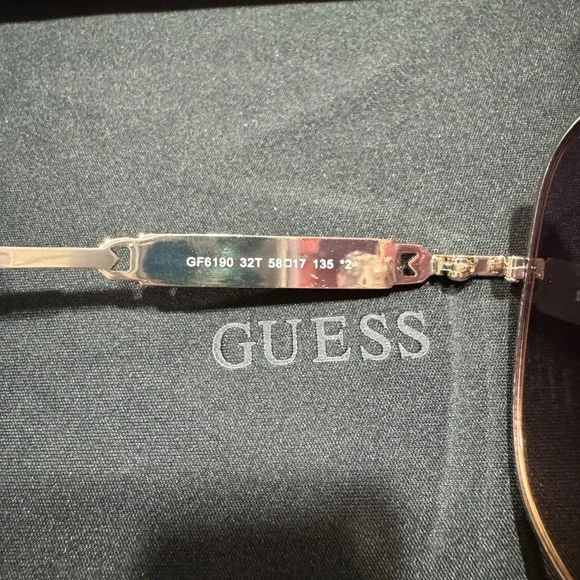 GUESS Women's Sunglasses with Silver Frame - Picture 5 of 5